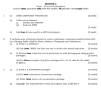 waec data processing past questions and answers